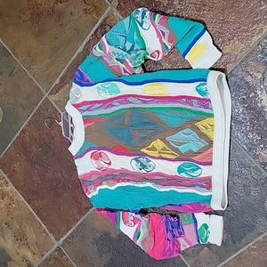 Rare Vintage Coogi Australia 100% Mercerised Cotton Sweater